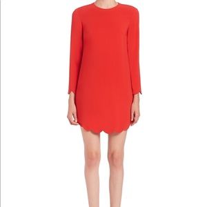 A.L.C. Red scalloped dress